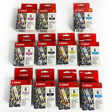 Genuine Canon Pixma BCI-6 Ink Cartridges CMYK - Brand New Sealed - Lot of 11 picture