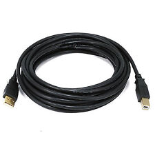 15ft Gold Plated USB 2.0 A Male to B Male Printer Cable picture