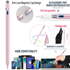 Universal Capacitive Touch Screen Stylus Pen For iPhone iPad Tablet Rechargeable picture