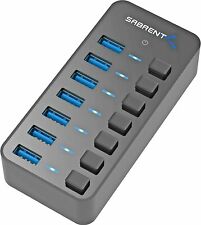 Sabrent 36W 7-Port USB 3.0 Hub with Individual Power Switches HB-BUP7 picture