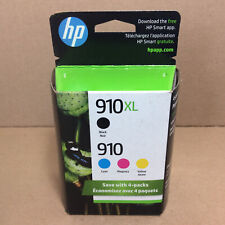 Genuine HP 910XL Black & 910 Color Ink Cartridges Exp 07/2023 - New & Sealed picture