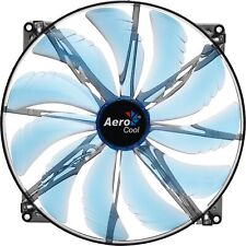 AeroCool Silent Master 200mm Blue LED CPU Computer PC 76 CFM 12V Cooling Fan picture