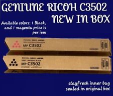  RICOH (MP C3502P) TONER CARTRIDGE In Black Or Magenta.Brand New In Sealed Pack picture