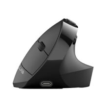 JLab JBuds 2.4G Wireless, Bluetooth Vertical Ergonomic Optical Mouse, Black picture