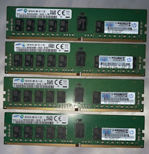 Lot of 4 Sticks 16GB (64GB) PC4-2400T ECC REG Server RAM Memory Samsung picture