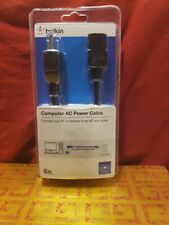 NEW SEALED Belkin 6 FT Computer AC Power Cable Supply Cord Ships out FAST picture