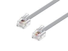 Monoprice Phone Cable, RJ11 (6P4C), Reverse for Voice - 7ft picture