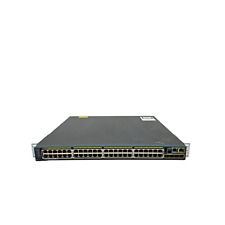Cisco Catalyst 2960-S PoE+ 48-Port Gigabit Switch w/ Stack Mod WS-C2960S-48FPS-L picture