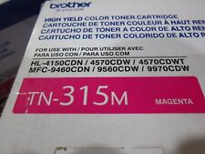 Brother TN-315M New Genuine High-Yield Magenta Toner Cartridge TN315M picture