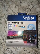 Brother LC30333PKS XXL INKvestment Tank 3 Pack Color Ink Cartridges BRAND NEW picture