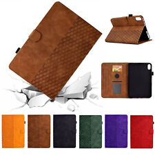 For iPad 10th Gen 10.9'' 2022 Embossed Leather Flip Stand Card Slots Smart Case picture