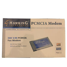 Hawking 56k V.90 Dual Mode PCMCIA Fax Modem Card PN612 UPC 603992502752 picture
