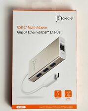 j5 Create USB-C Multi-Adaptor Gigabit Ethernet / USB 3.1 HUB NEW JCH471 NEW picture