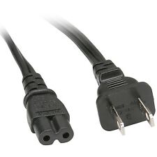 15Ft AC Power Cord 2 Prong cable for Sansui HD LCD 19