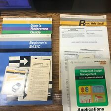 Two TI99-4A Manuals, Addendums, Audio Cassette, Speech and BASIC Reference Card picture
