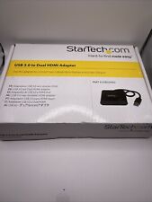 Startech.com USB32HD2 USB 3.0 to Dual HDMI Adapter Black Open Box picture