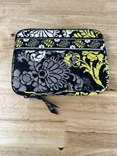 Vera Bradley E-Reader Sleeve Quilted Fabric  Yellow Black White 9 x 6.5 picture