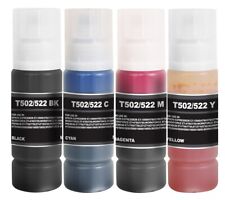 Ink Bottle Refill for T502 Epson EcoTank ET-3760 ET-3800 ET-3830 ET-3843 ET-3850 picture