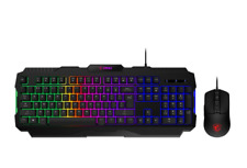 MSI FORGE GK100 COMBOKeyboard, Mouse Optical Wired USB 2.0 BACKLIGHT RGB picture