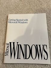 Getting Started with Microsoft Windows 3.1 User's Guide 1991 Genuine OEM Book picture