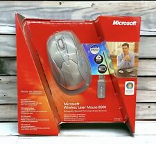 Microsoft Wireless Laser Mouse 8000 NIB 2.4 Bluetooth Rechargeable High Def picture