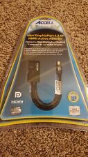 Accell Mini DisplayPort 1.1 to HDMI Active Adapter Video Audi - New in Open Box picture