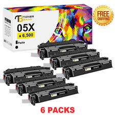 1-6PK Black CE505X Toner Cartridge for HP 05X Laserjet P2050 P2055 2056 Printer picture