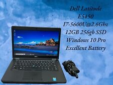Dell Latitude E5450 i7-5600U 2.6GHz 12GB RAM 256GB SSD Win 10 30 Day Money Back picture