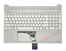For HP 15T-DY 15-DY 15-EF 15S-EQ Palmrest Upper Case Keyboard M17184-001 Sliver picture