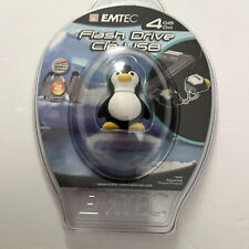 EMTEC Aquarium Penguin 4 GB USB Flash Drive-New In Package- . picture