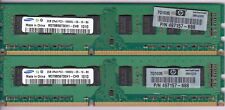 4GB 2x2GB PC3-10600 DDR3-1333 SAMSUNG Ram Memory M378B5673EH1-CH9 HP 497157-B88 picture