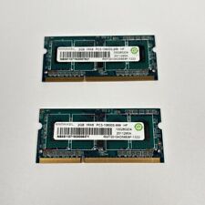 Ramaxel 2x2GB 4GB Laptop Memory DDR3 SODIMM PC3-10600S RMT3010KD58E8F picture