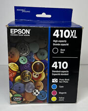 Epson 410XL Black/Photo Black 410 Color High Standard Capacity Ink 5  Exp. 11/23 picture