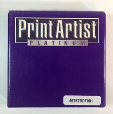 1998 Print Artist Platinum Edition #1 Publisher Graphics Software  7 Disc Set  picture