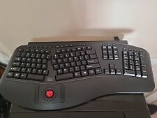 Adesso Tru-Form Media 3150 Wireless Ergo Trackball Keyboard With Dongle  picture