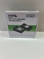 NEW The Plugable USB 3.0-SATA 3.5”/2.5” HDD Docking Station Super Speed 5 Gbps picture