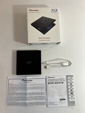 Pioneer BDR-XD07B 6x Slim Portable USB 3.0 BD/DVD/CD Burner Open Box picture