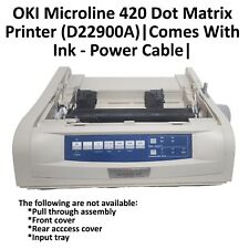 OKI Microline 420 Dot Matrix Printer (D22900A) picture