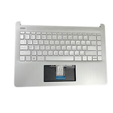 New For HP 14-dq 14s-dq 14s-dr 14s-fq L88206-001 Palmrest w/ Backlit Keyboard US picture