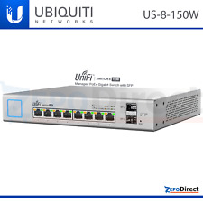 Ubiquiti Networks UniFi Managed Switch 8-Ports, PoE+, 150W, SFP, US-8-150W picture
