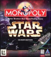 Monopoly Star Wars PC CD popular board game space sci-fi movie themed BIG BOX picture