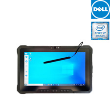 Dell LATITUDE 7220 RUGGED EXTREME TABLET FHD Touch I7-8665U 256GB SSD 16GB RAM picture