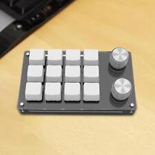 USB Knob design Mini 12-Key Mechanical Keyboard Programmable Keys Keypad c picture
