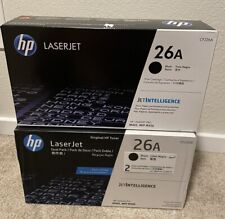 Lot of 3 - HP LaserJet 26A CF226A Black Toner Print Cartridges picture