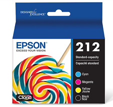 Epson 212 T212120-BCS Cyan Magenta Yellow Ink Cartridges NEW picture