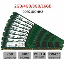 20GB 16GB 8GB 4GB 2GB DDR2 800MHz PC2-6400U DIMM Desktop Memory Kingston ZT LOT picture