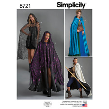 Simplicity Sewing Pattern 8721 Misses Capes picture