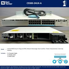 Cisco  C9300-24UX-A  24-Port MGig UPOE, Network Advantage-Same Day Shipp picture