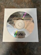 Microsoft Works 9 Installation CD 9.0 Dell Brand New Sealed picture