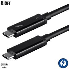 6.5FT USB-C 3.1 Type C Thunderbolt 3 Cable Cord 4K 5K 40Gbps 100W For PC Laptop picture